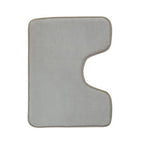 Light Grey Bath and Pedestal Mat Set
