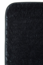 Charcoal Grey Bath and Pedestal Mat Set