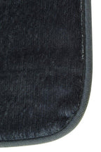 Charcoal Grey Bath and Pedestal Mat Set