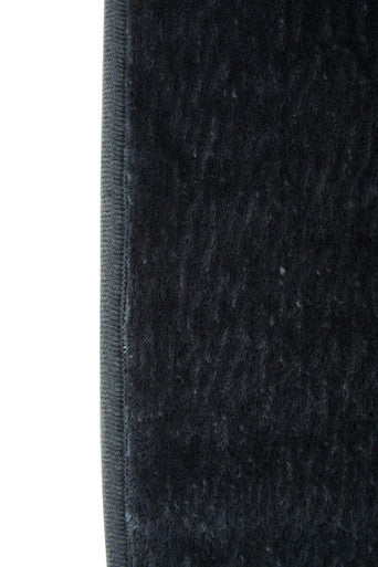 Charcoal Grey Bath and Pedestal Mat Set