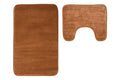 Camel Bath and Pedestal Mat Set