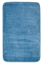Denim Blue Bath and Pedestal Mat Set