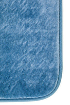 Denim Blue Bath and Pedestal Mat Set