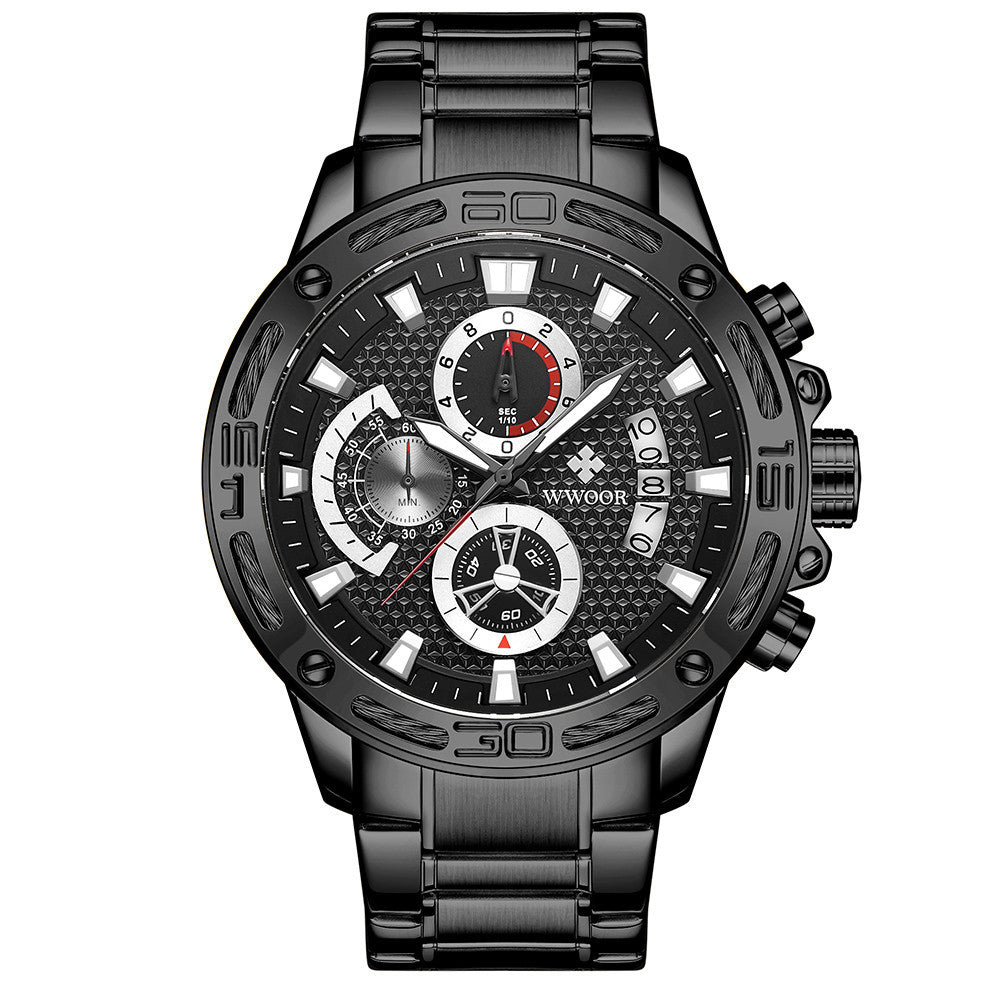 Luxury Gold Stainless Steel Quartz Watch