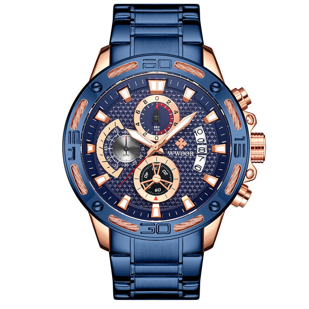 Luxury Gold Stainless Steel Quartz Watch