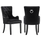 LUX Velvet Dining Chair (with armrests)