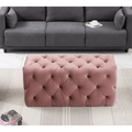 Velvet Ottoman Bench