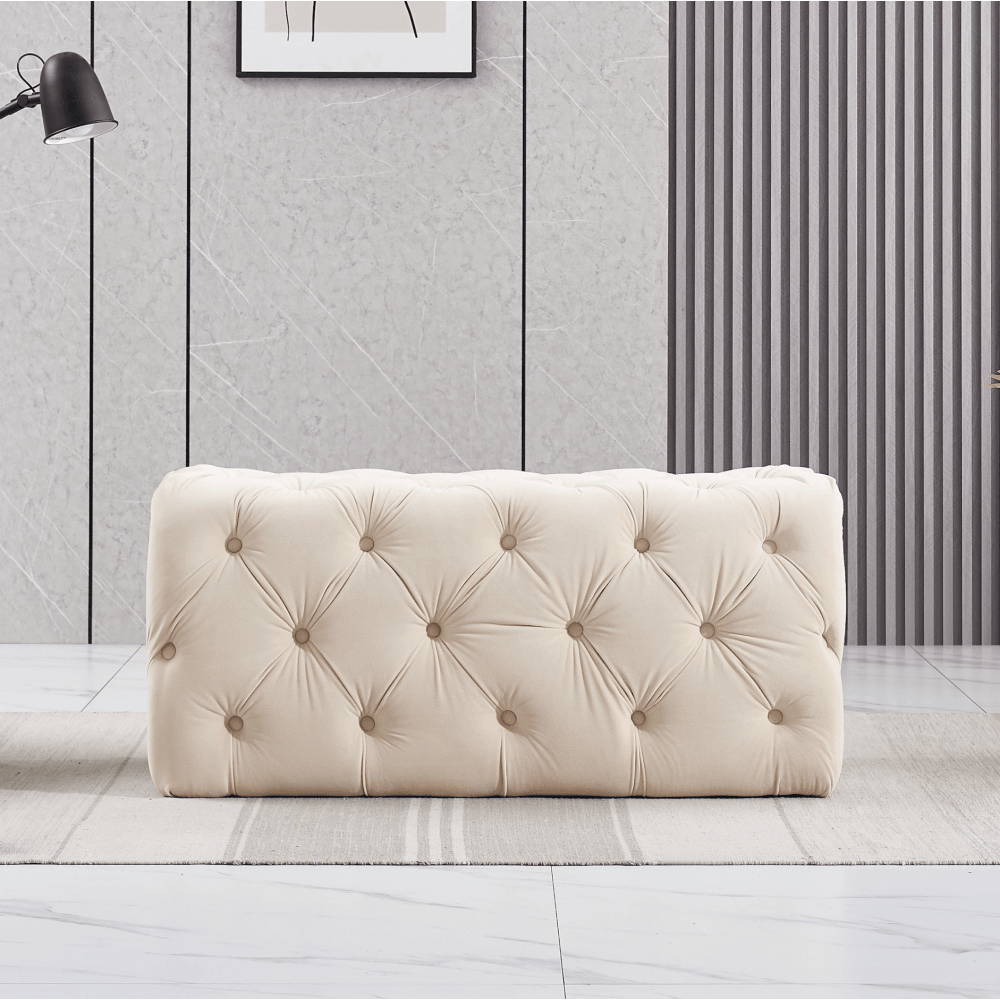 Velvet Ottoman Bench