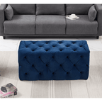 Velvet Ottoman Bench