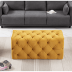 Velvet Ottoman Bench
