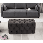 Velvet Ottoman Bench