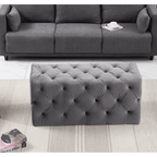 Velvet Ottoman Bench