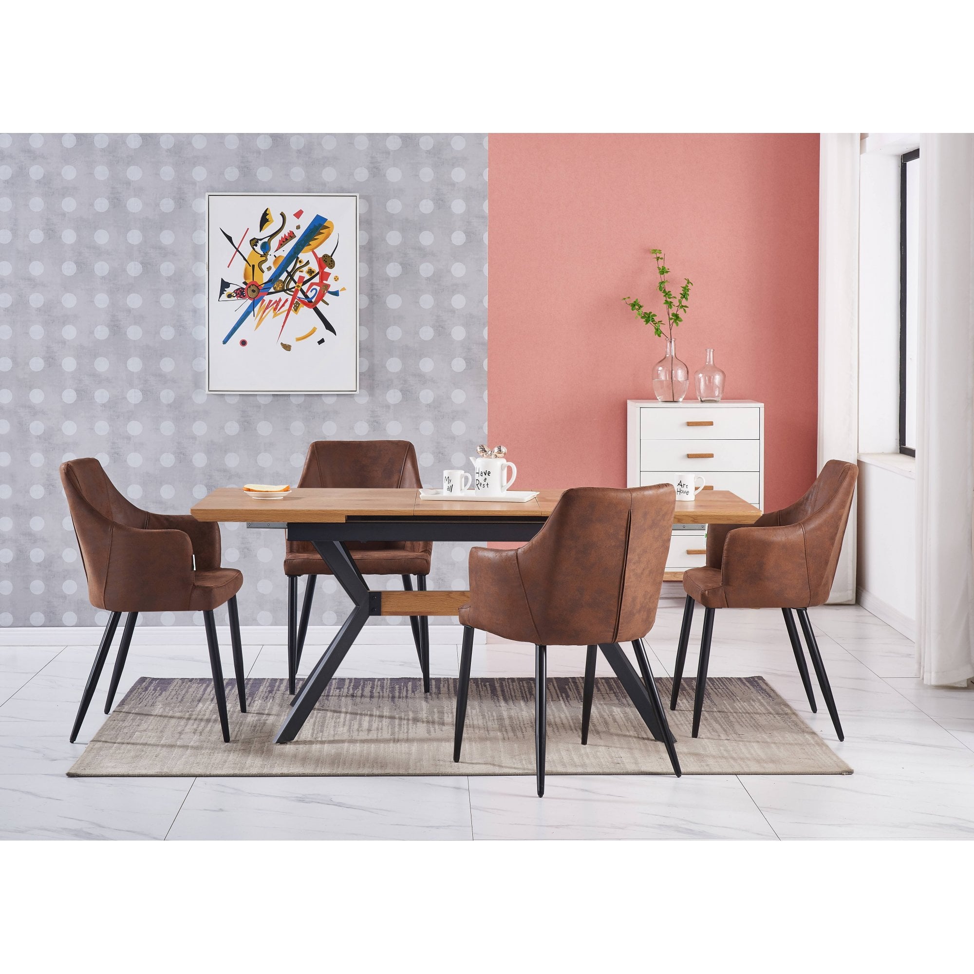 LUX faux leather chair
