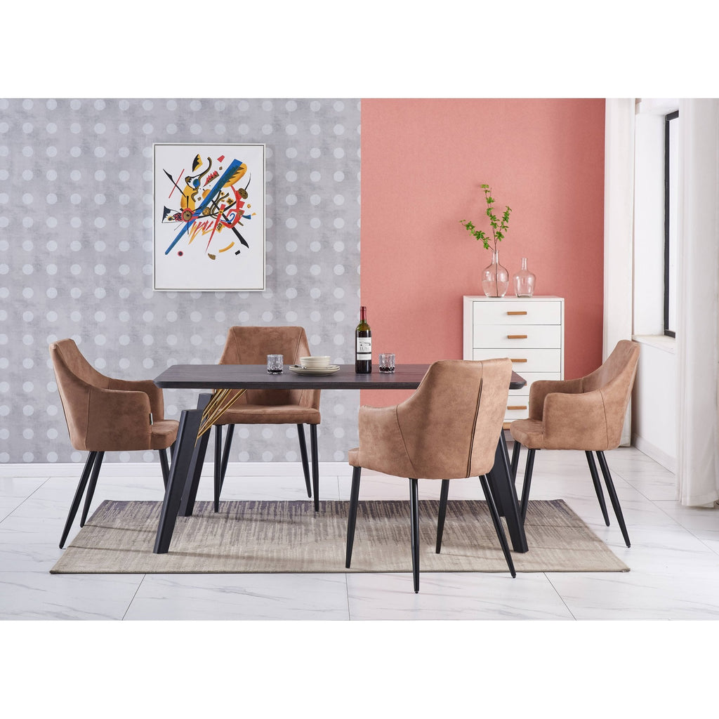 LUX faux leather chair