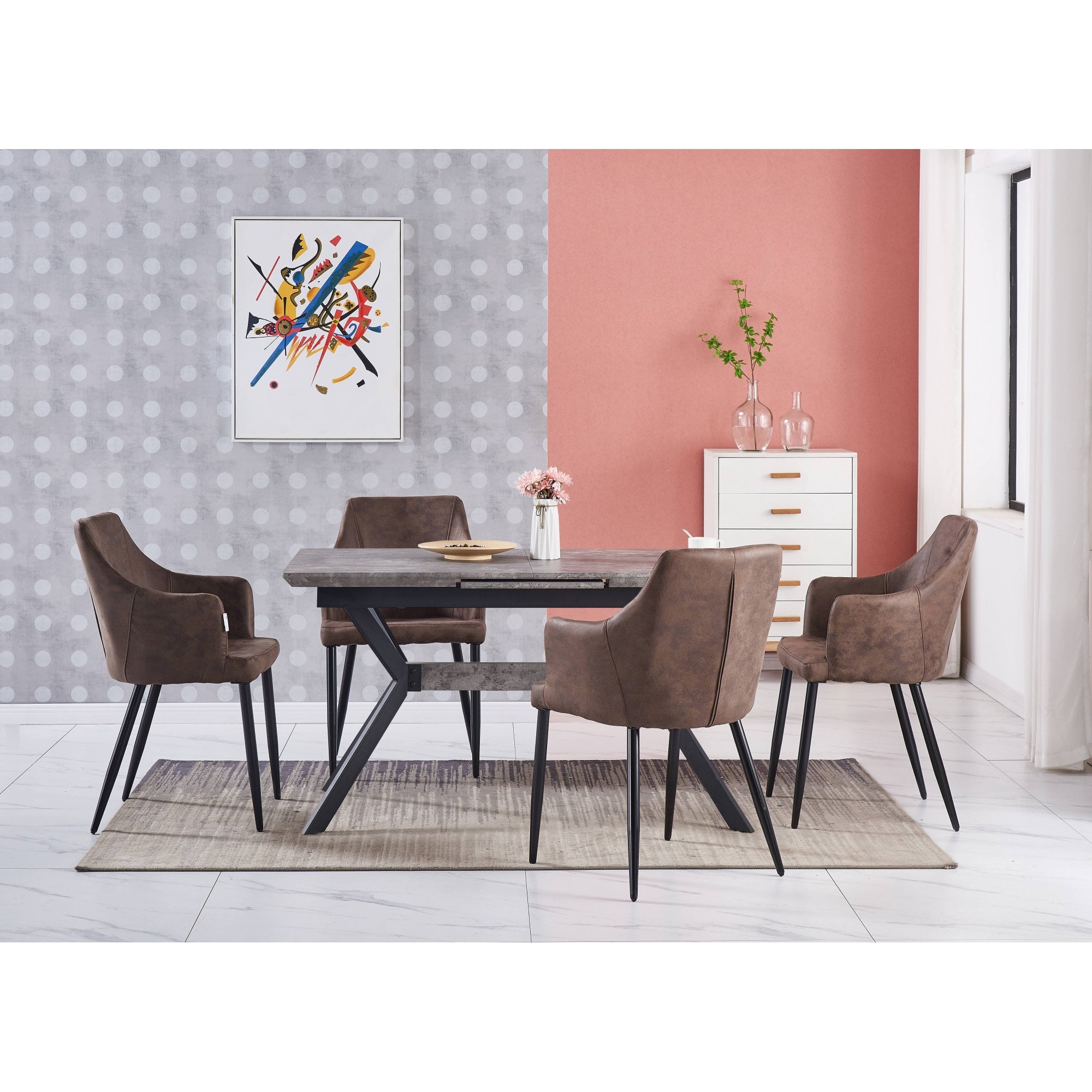 LUX faux leather chair