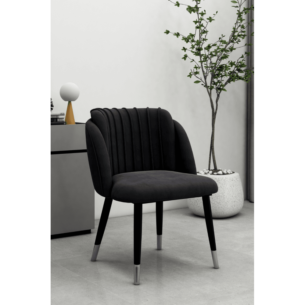velvet dining chair