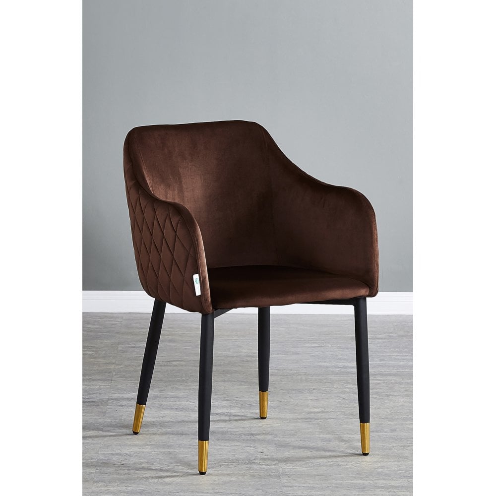 LUX velvet dining chair