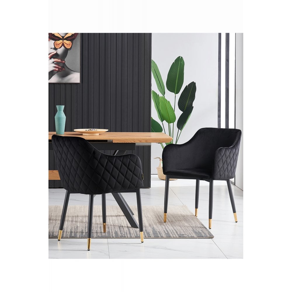 LUX velvet dining chair