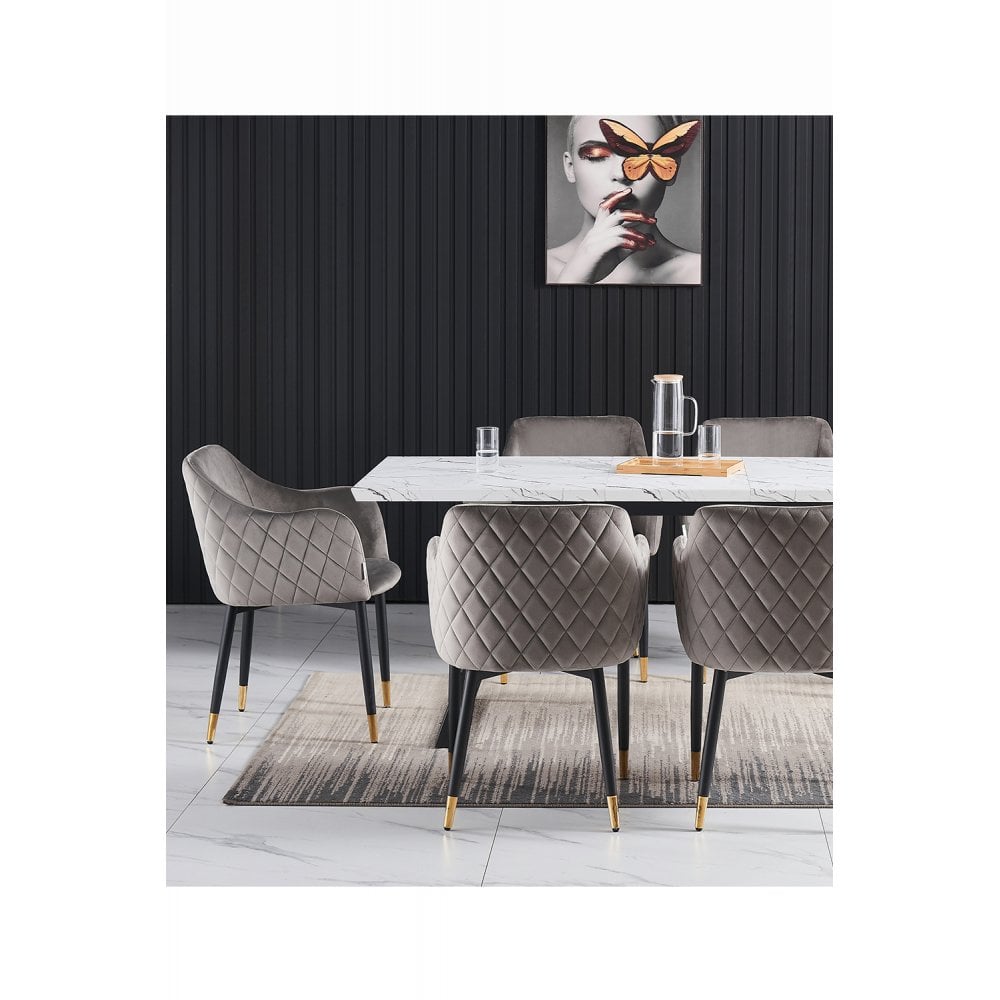 LUX velvet dining chair