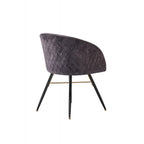 LUX Velvet Dining Chair with Metal Legs - Perfect for Dining Room Living Room