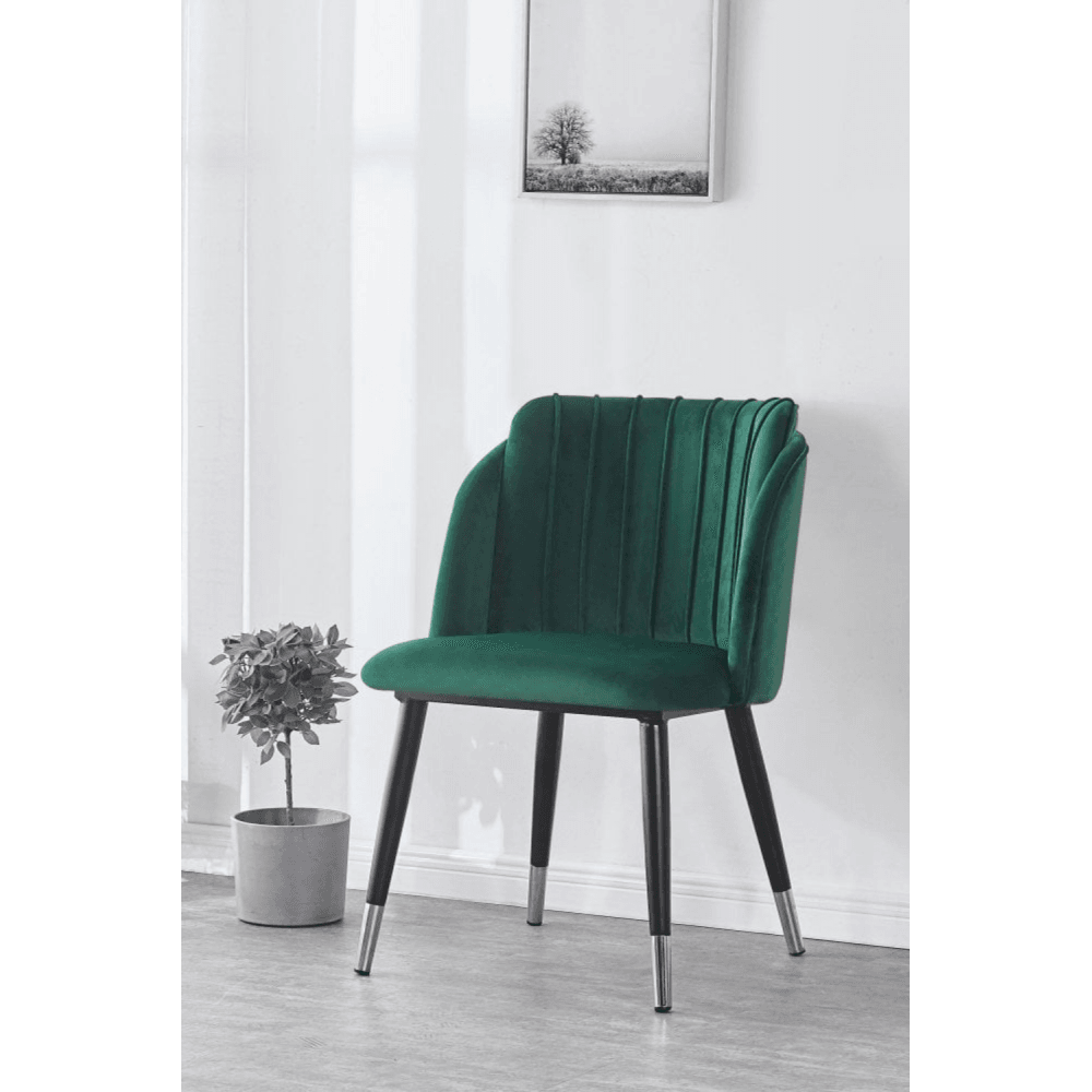 velvet dining chair