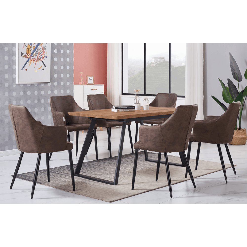 LUX faux leather chair