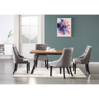 Toga Lux Dining Set | a Brown Table and Set of 4 Chairs