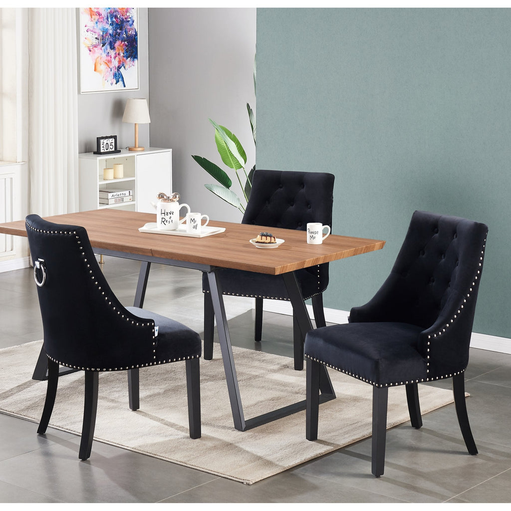 Toga Lux Dining Set | a Brown Table and Set of 4 Chairs