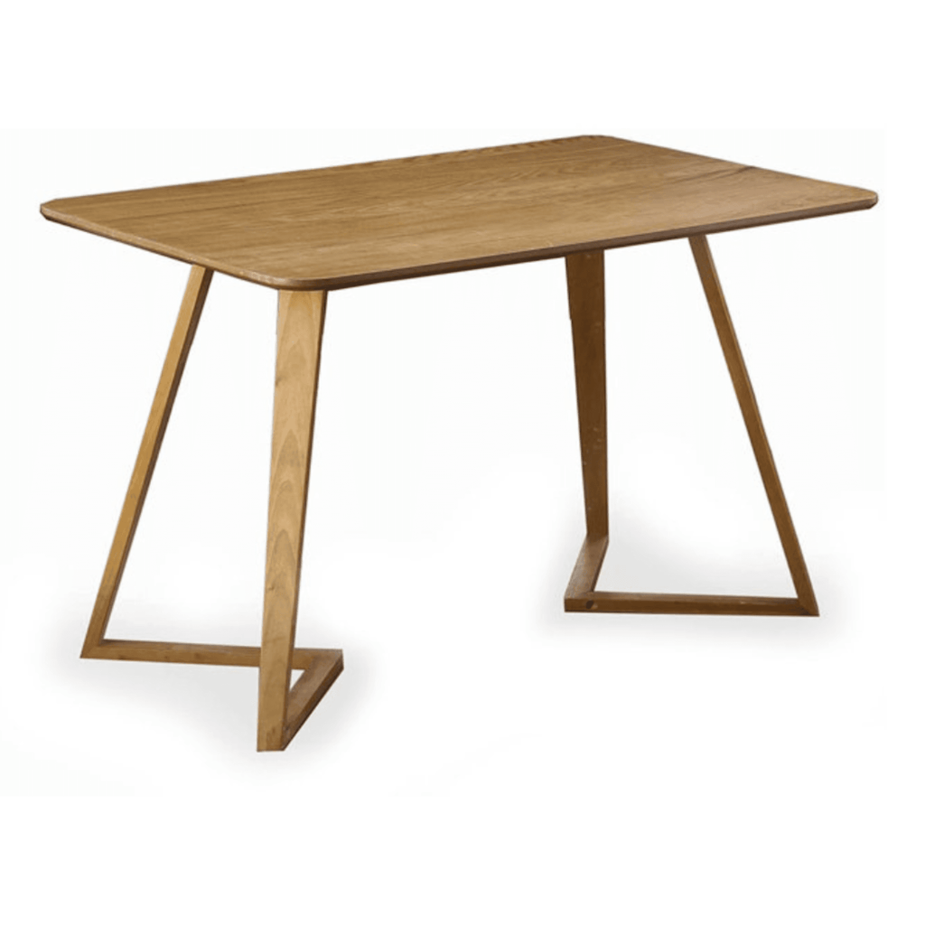 Dallas Dining Table and Chairs Set of 4 - an Oak Dining Table & Set of 4 Velvet Dining Chairs