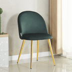 Dallas Dining Table and Chairs Set of 4 - an Oak Dining Table & Set of 4 Velvet Dining Chairs