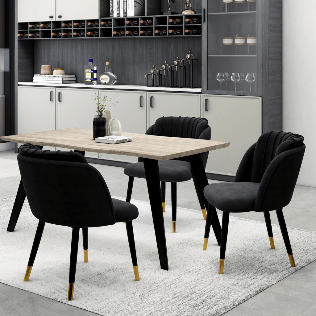 velvet dining chair