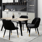 velvet dining chair