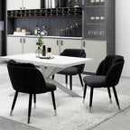 velvet dining chair