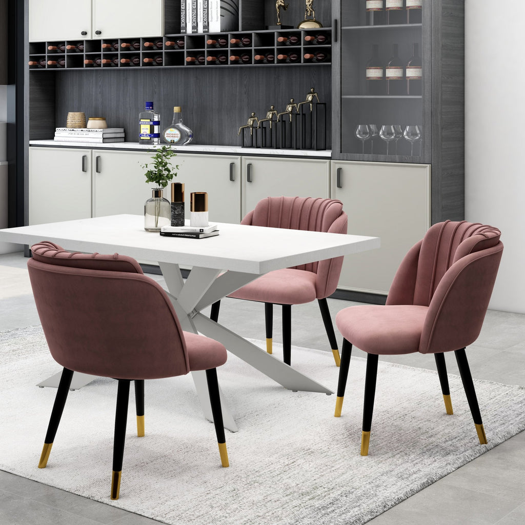 velvet dining chair