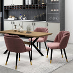 velvet dining chair