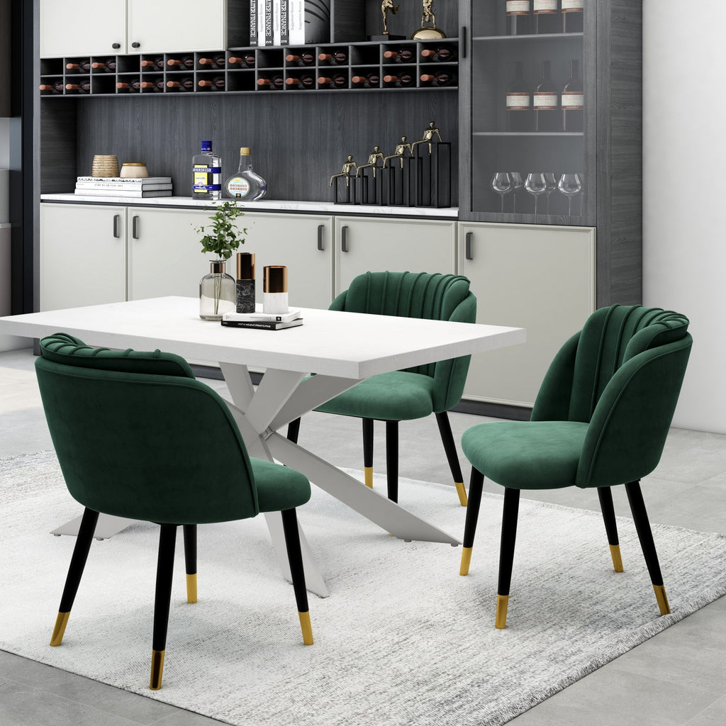 velvet dining chair