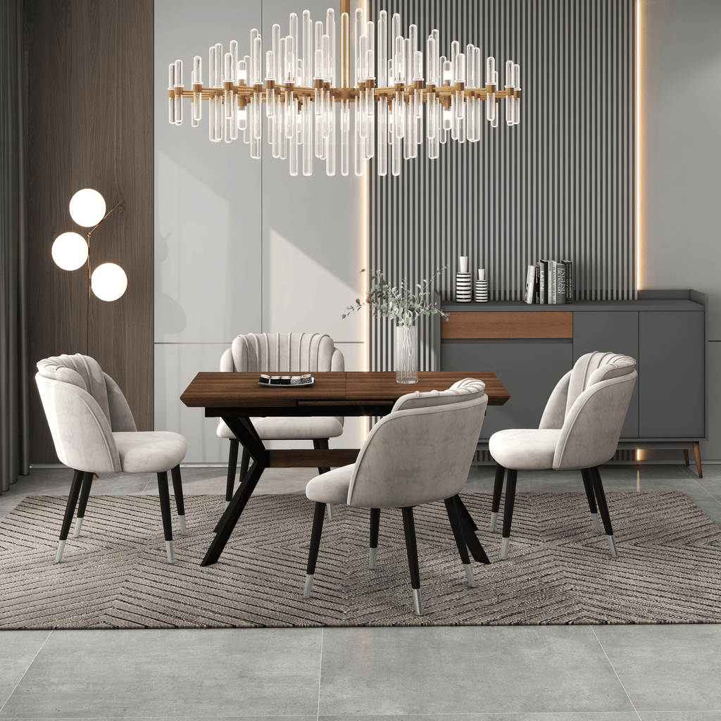 velvet dining chair