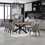 velvet dining chair