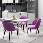 velvet dining chair
