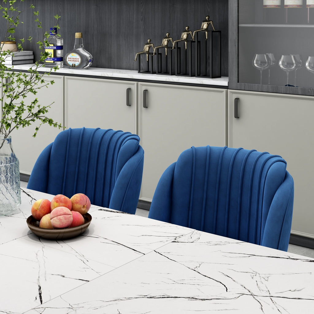 velvet dining chair