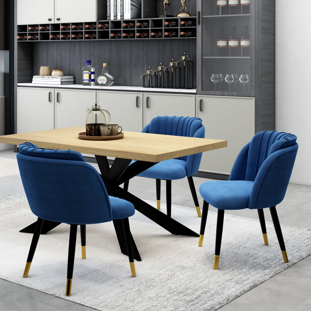 velvet dining chair