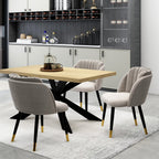 velvet dining chair