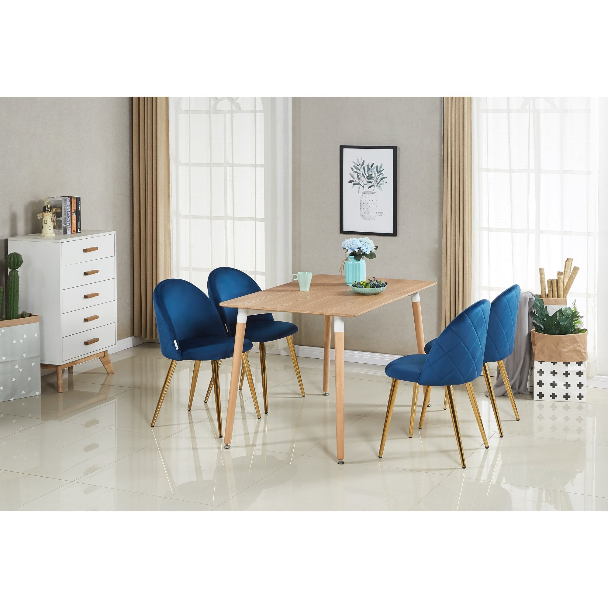 Velvet Dining Chair Or Dressing Table Chair
