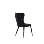 New York LUX Velvet Dining Chair with Metal Legs - Scandinavian Inspired