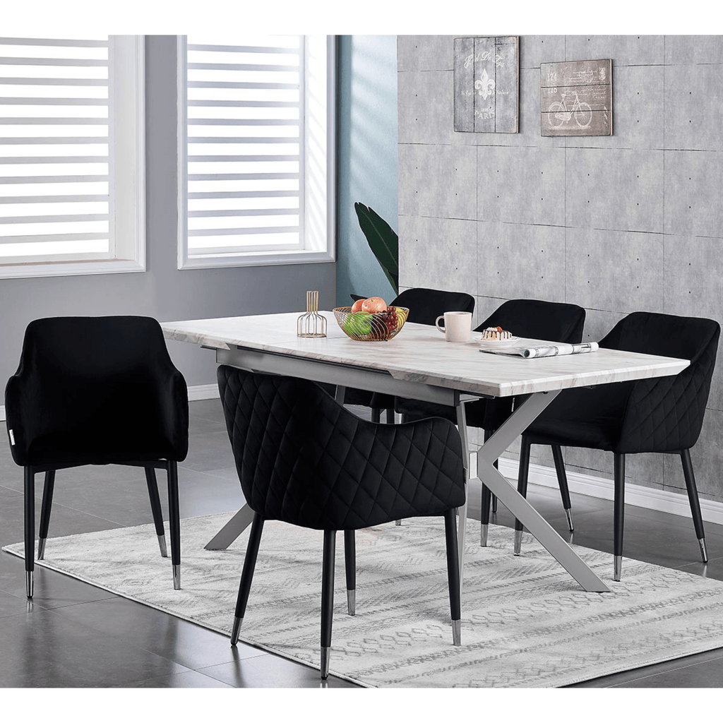 LUX velvet dining chair