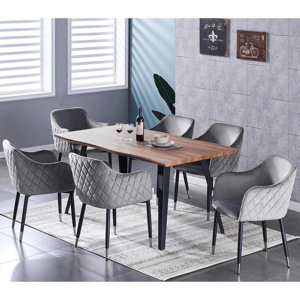 LUX velvet dining chair