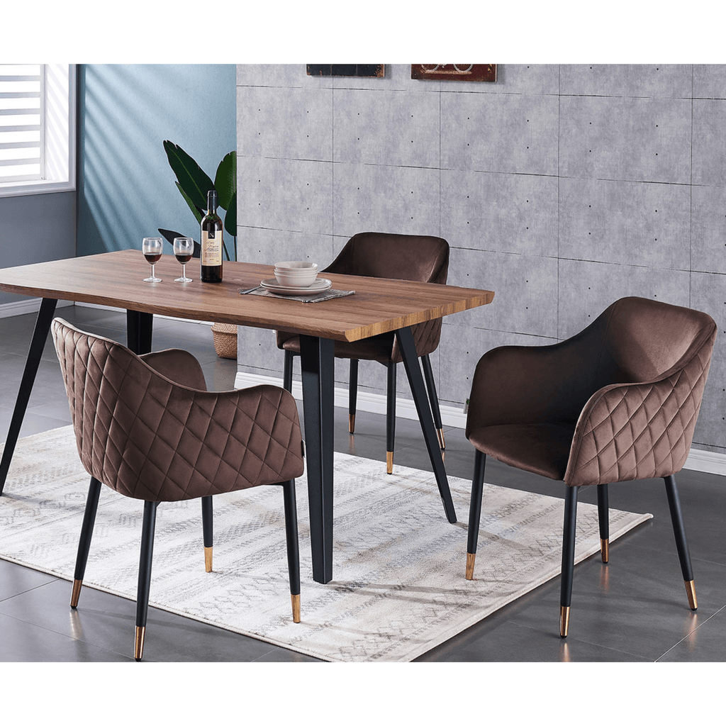 LUX velvet dining chair