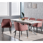LUX velvet dining chair