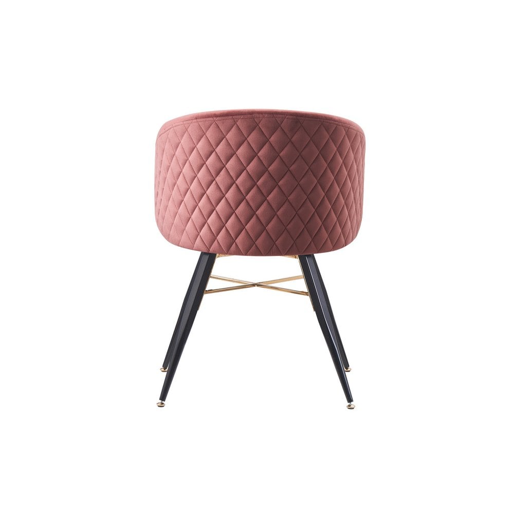 LUX Velvet Dining Chair with Metal Legs - Perfect for Dining Room Living Room