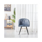 LUX Velvet Dining Chair with Metal Legs - Perfect for Dining Room Living Room